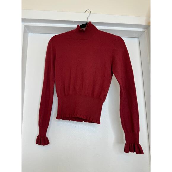 Stitches & Stripes Steffi Pullover - Revolve Small Red Sweater - Picture 3 of 8